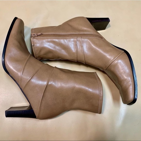 Jennifer Moore Palomacam mid-calf camel color boots size 9M - Picture 2 of 10